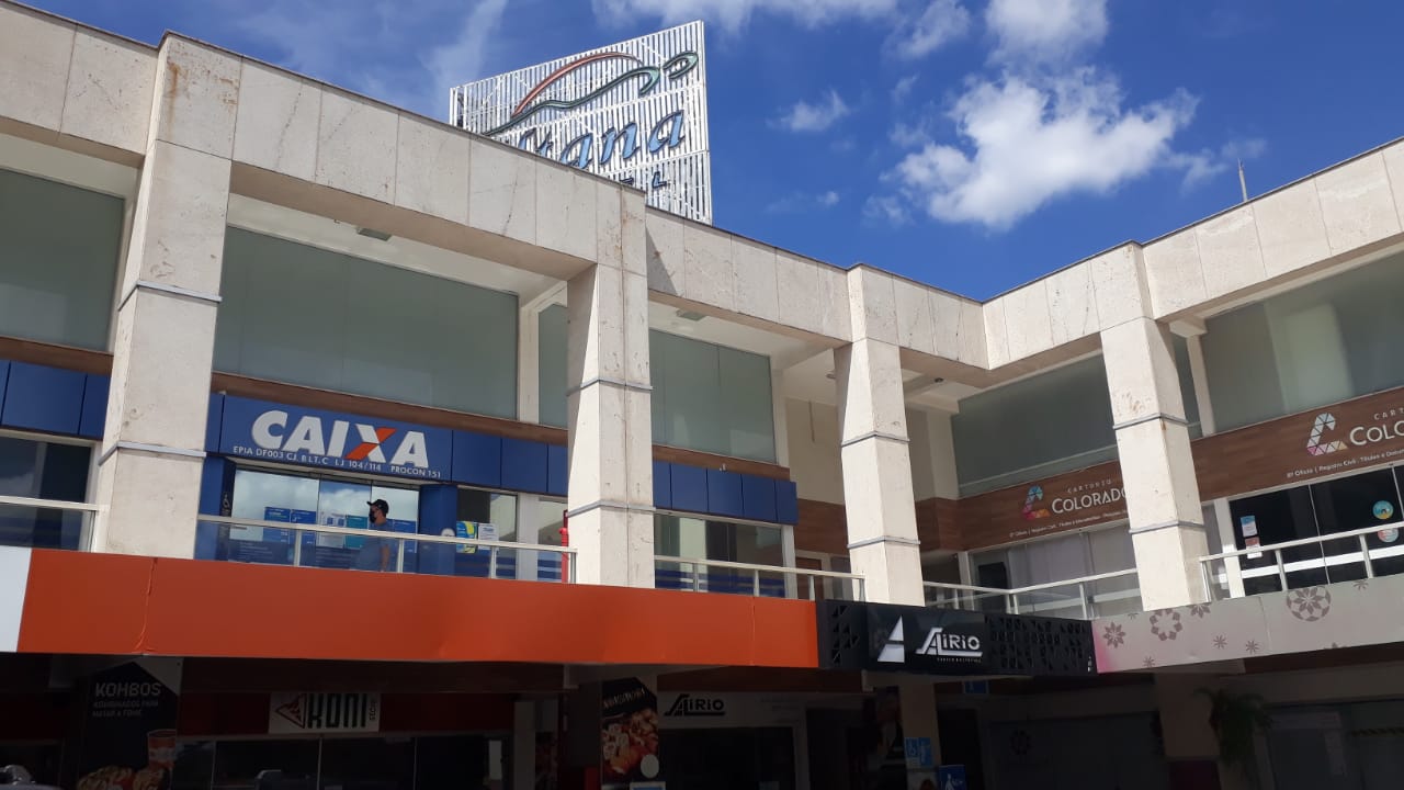 Caixa Econômica Agencia Altana Shopping, subida do colorado