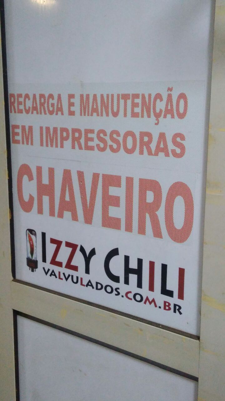 Izzi Chili Recarga e Manutenção de Impressoras Chaveiro CLN 208 Rua da informática Bloco A Comércio Brasilia