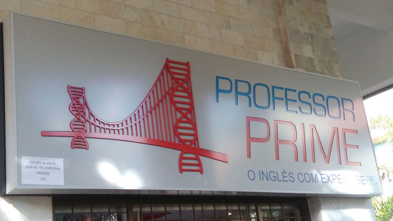 Professor Prime, Inglês com experiense, CLN 402, Norte, Bloco B, Asa Norte, Comércio Brasilia