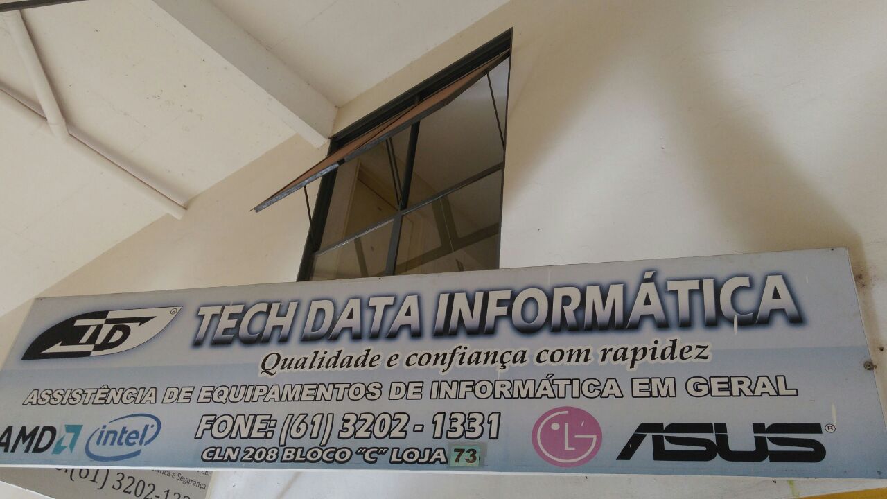 Tech Data Informática CLN 208 Rua da informática Bloco C Asa Norte Comércio Brasilia