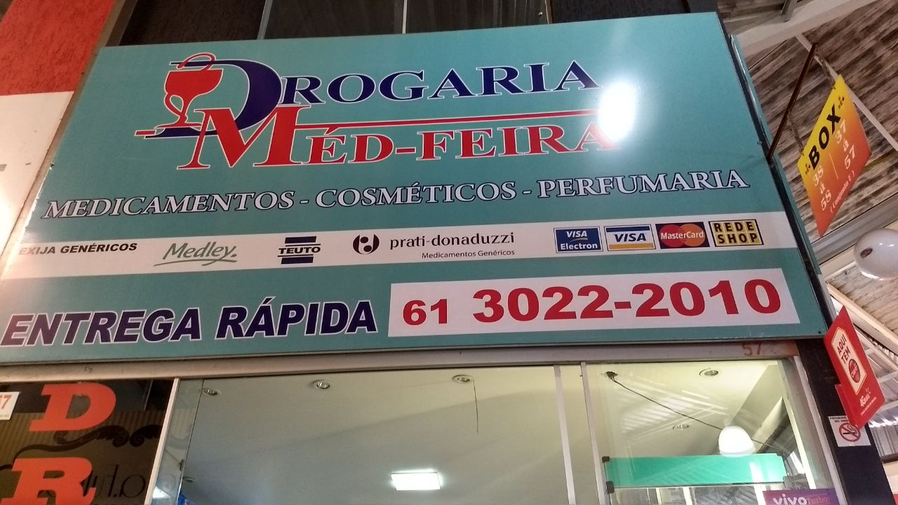 Drogaria Med Feira, Feira dos Importados de Brasília, Bloco E, SIA, Trecho 7, Comércio Brasília