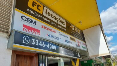 FC Locações, equipamentos para construção, Quadra 312 Sul, Bloco B, Asa Sul, Comércio Brasília