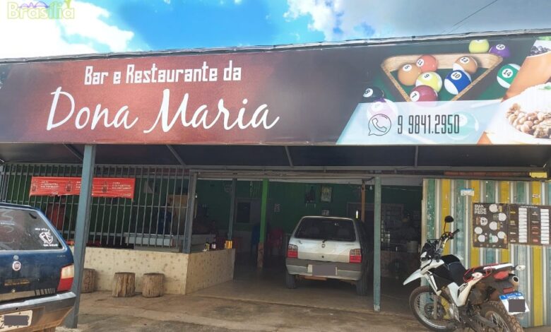 Bar e Restaurante Dona Maria, AR!, Vila Basevi, Sobradinho-DF, Comércio Brasília.