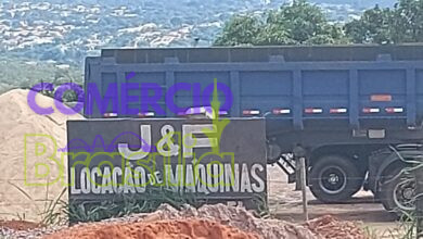 J e F Locação de máquinas e equipamentos, ao lado Posto Colorado, sentido Paranoá