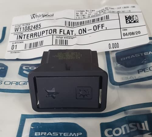 Interruptor Flat Fogão Brastemp 5 Bocas W11082485