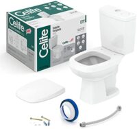 Kit Vaso Sanitário com Caixa Acoplada Smart Clean® | Harpic e Assento Soft Close City Celite