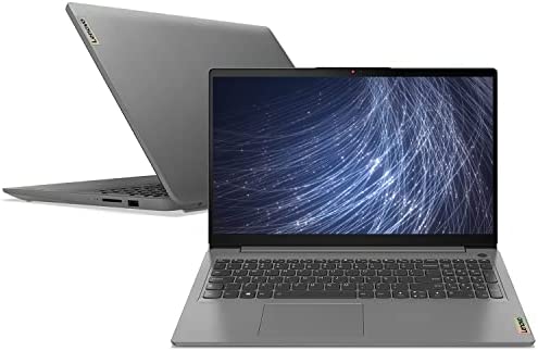 Notebook Lenovo Ultrafino IdeaPad 3 R5-5500U 12GB 256GB SSD Linux 15.6" 82MFS00000, Prata