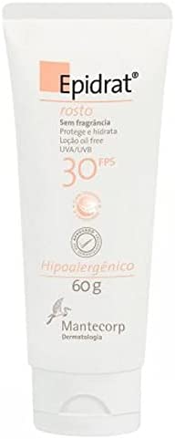 Hidratante Facial Rosto FPS 30, 60g, Epidrat, Mantecorp Skincare