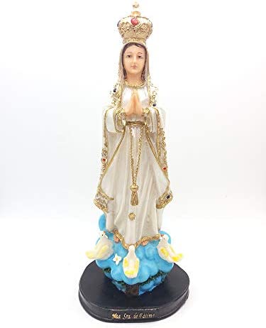 Nossa Senhora De Fátima Imagens Católicas Em Resina 28 Cm