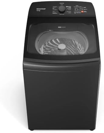 Maquina de Lavar Brastemp 13Kg Cinza Platinum com Ciclo Tira