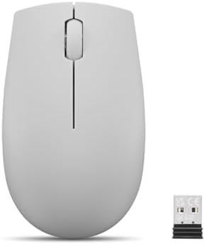 Mouse sem fio compacto Lenovo 300 cinza GY51L15678