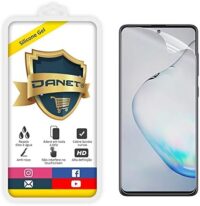 Película de Gel Silicone Flexível Para Para Samsung Galaxy Note 10 Lite Tela de 6.7" Polegadas - Proteção Que Adere E Cobre Toda A Tela - Danet